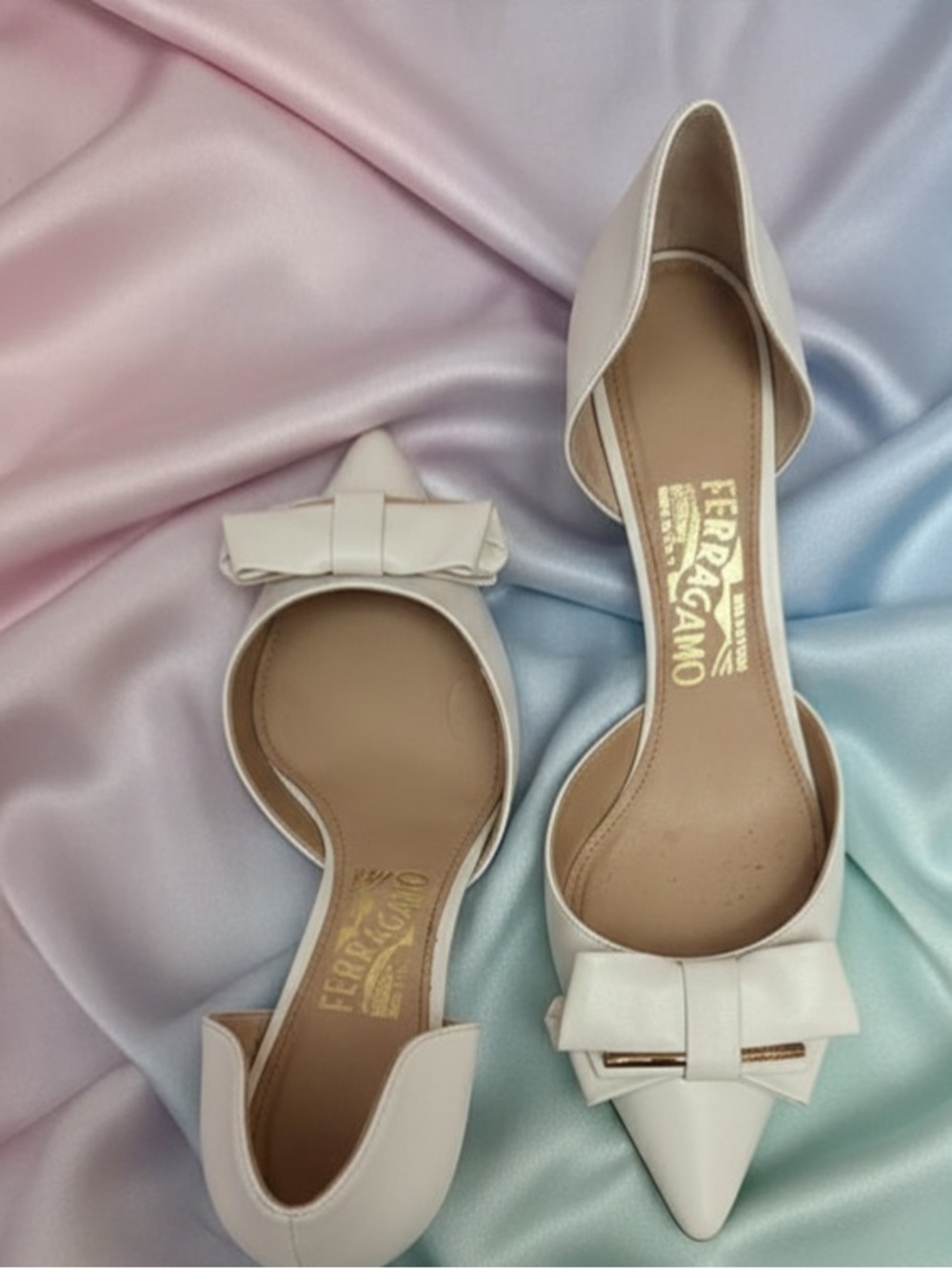 Salvatore Ferragamo Rietta heels -Butter calf - Picture 5 of 5